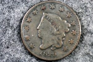 Estate Find 1829 - Braided Hair Large Cent! #H5081