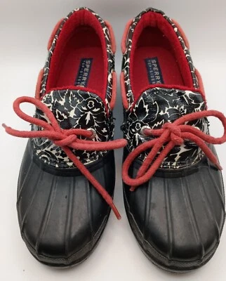 Zapatos Sperry Top-Sider Pato Rojo/Negro/Blanco Floral Talla 6 #9775834 Foto 1 de 4