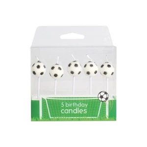 Football Candles - 5 pce - Picture 1 of 1