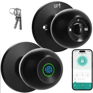 Fingerprint Door Lock Knob Biometric Smart Lock APP Bluetooth Keyless Deadbolt - Bild 1 von 4