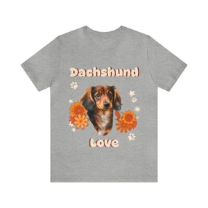 Camiseta de amor Dachshund: cómoda y linda regalo ideal de los amantes Doxie - Imagen 1 de 57