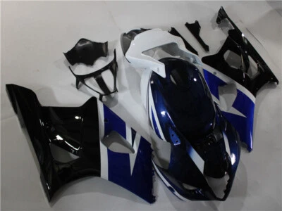 Carenado azul negro apto para Suzuki GSXR1000 2003-2004 ABS carrocería de inyección K3 Foto 1 de 4