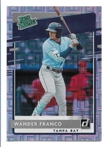 Wander Franco 2020 Panini Donruss The Rookies Vector #R-1 Tampa Bay Rays radiocontrol - Imagen 1 de 2