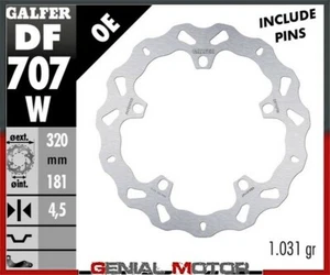 Galfer Front Brake Disc WAVE FIXED 320x4.5mm BMW R 1200 RT SE 2010 - Picture 1 of 1
