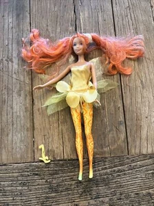 FAIRYTOPIA PUSTEBLUME BARBIE Puppe Flügel Mattel 2004 #G5904 gelb - Bild 1 von 11
