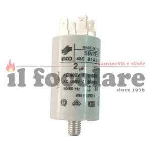 Condenseur 2 Uf Pour Moteur Aspirateur Extracteur De Fumée Poêles à Granulés - Bild 1 von 1