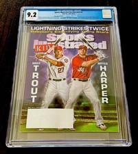 MIKE TROUT RARE HARPER SPORT ILLUSTRATED FOR KIDS COVER ROOKIE 2013 CGC 9.2