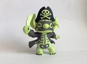 Disney Lilo & Stitch Skeleton Pirate glow in the dark figurine figure - Rare - Picture 1 of 2