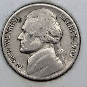 1939 D Denver Jefferson Nickel 87115