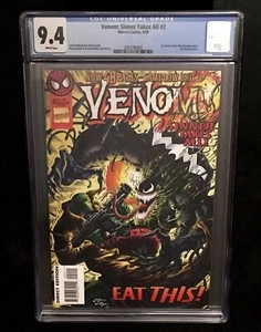 VENOM SINNER SE LLEVA TODO #2 CGC 9,4 casi nuevo WP 1a APLICACIÓN ANN WEYING SHE-VENOM MARVEL 1995 - Imagen 1 de 2