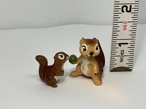 Vintage Miniature Hagen Renaker Chipmunk Figurines - Picture 1 of 6