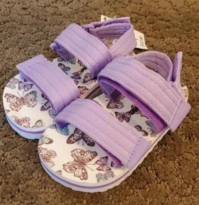 Baby Toddler Girls Wave Zone Lavender Purple Sandals Size 5 6 7 8 9 10 foam NWT - Picture 1 of 1