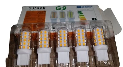   5 Count G9 LED Bulb 2700K 4W Indoor Accent. - Image 1 of 2