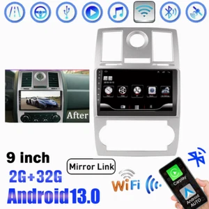For Chrysler 300C 2004-2011 Carplay Android 13 Car Radio Stereo GPS WIFI Player - Picture 1 of 12