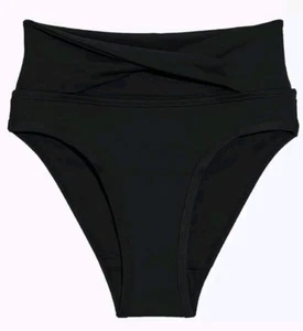 KNIX Kt Teen Period Swim Twist High Rise Bikini Bottom - Period Swimwear L NWT  - Picture 1 of 5