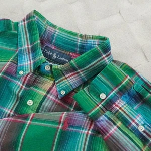 Ralph Lauren Oxford Classic Fit Button Up Shirt Mens 2XLT Plaid Multi Color - Picture 1 of 11