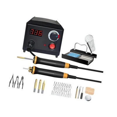 Kit de combustion en bois outil de combustion en bois kit de pyrographie - Photo 1/4