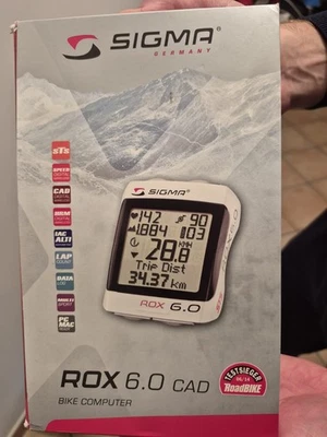 Ciclocomputer SIGMA ROX 6.0 bici Strada/mtb Anno 2017 Usato - Immagine 1 di 3