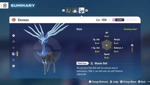 6IV Xerneas Pokemon Legends ZA + Master Ball - Picture 1 of 2