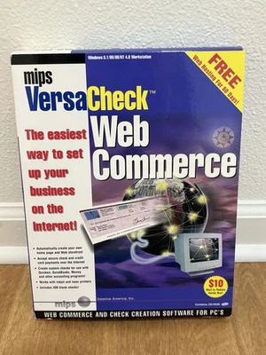 mips VersaCheck Webcommerce Versa Check Printing Includes 300 blank checks! New  - Image 1 of 4