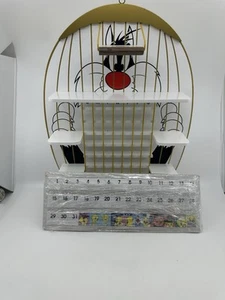 Vtg Danbury Mint Looney Tunes Tweety Bird Perpetual Calendar Wall Display Tiles - Picture 1 of 7