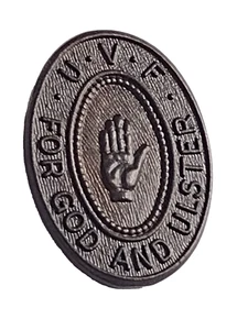 Ulster Volunteer Force (UVF) Brooch Badge Bronze 27x20mm Antique Original - Picture 1 of 8