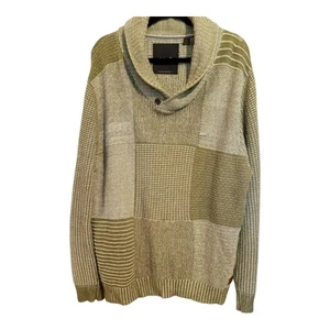 A. Tiziano Gr. 2XL grün Langarm Schalkragen Pullover 100% Baumwolle - Bild 1 von 11