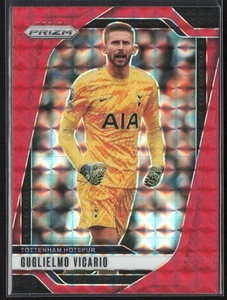 2024-25 Panini Prizm Premier League #85 Guglielmo Vicario Mosaico Rosso - Foto 1 di 2
