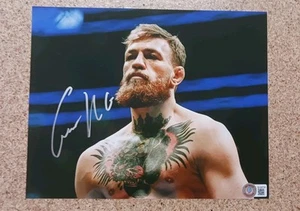 Conor McGregor Signed 8x10 Photo UFC Autograph BAS COA Beckett - Imagen 1 de 4
