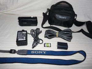 Sony Handycam HDR-CX220 HD videocamera digitale con scheda SD da 16 GB TESTATA FUNZIONANTE - Foto 1 di 7