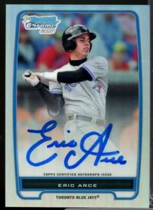 Eric Arce Card 2012 Bowman Chrome Prospect Autographs Refractors #BCP74 - Picture 1 of 2