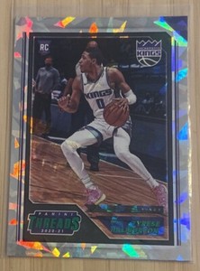 2020-21 Chronicles Tyrese Haliburton RC Threads #91 Green Cracked Ice Kings