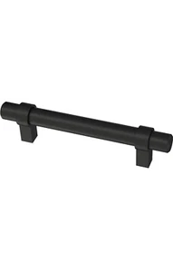 Black Modern Cabinet Handles T Bar Pulls Kitchen Drawer - Picture 1 of 3