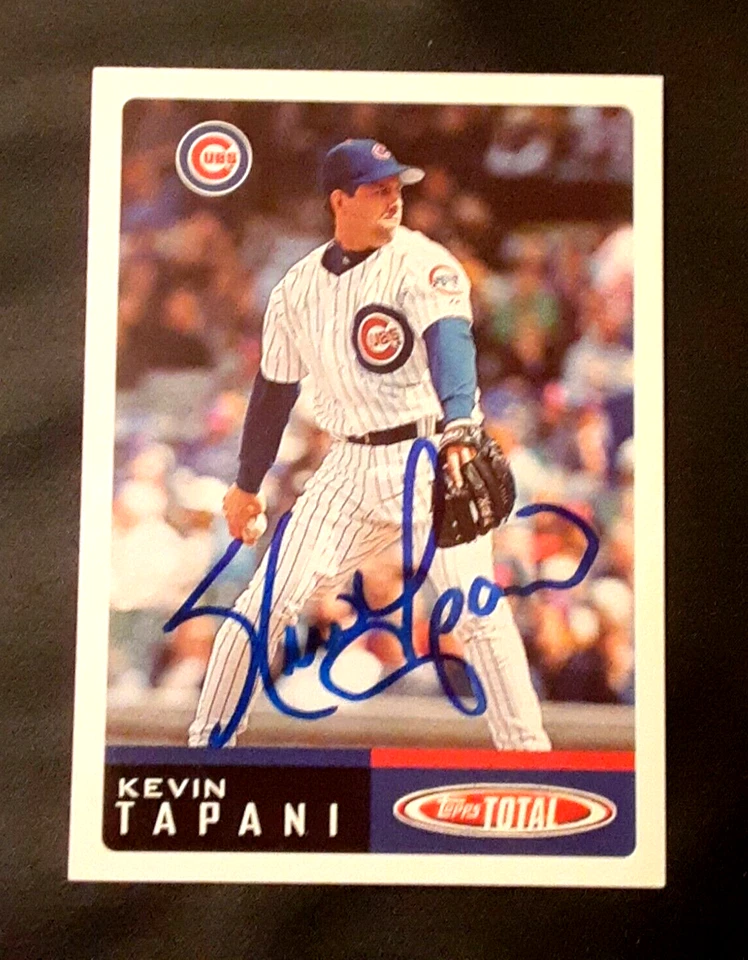 凯文·塔帕尼 芝加哥 CUBS PITCHER 亲笔签名签名棒球卡  — 第 1/1 张图片