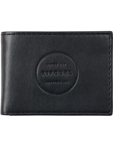 Rip Curl Icons PU All Day Faux Leather Wallet in Washed Black - Picture 1 of 4