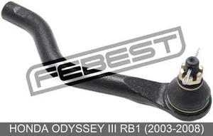 Steering Tie Rod End Right For Honda Odyssey Iii Rb1 (2003-2008) - Picture 1 of 1