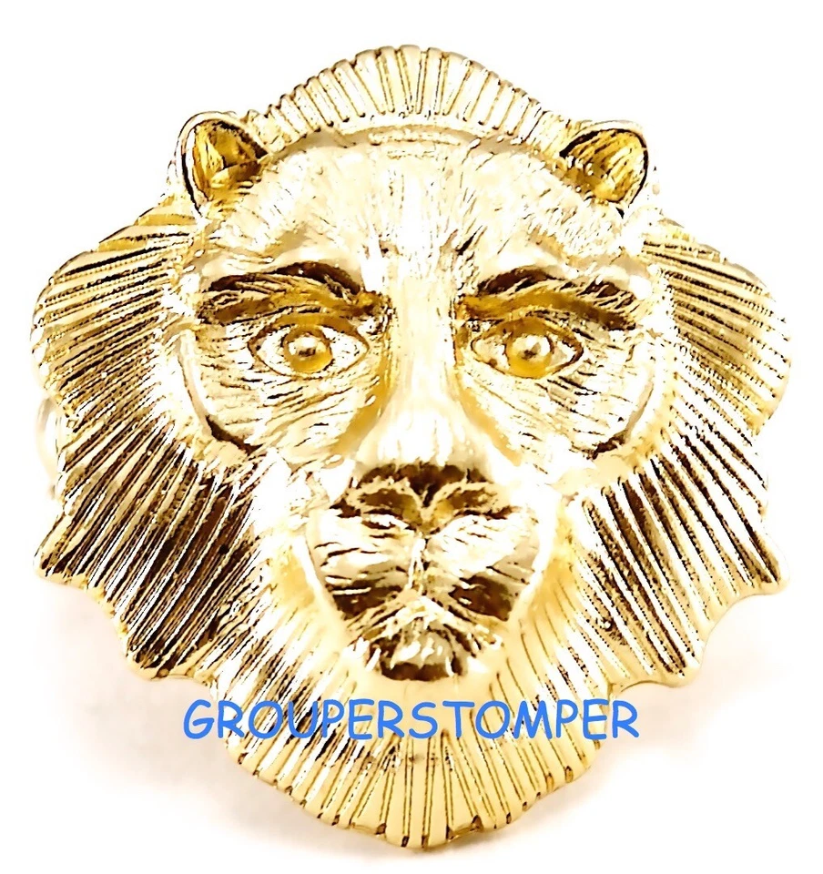 Lion Visage Bague New Style Avec Bracelet Extensible - Photo 1/1
