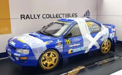 Sun Star 1/18 Scale Diecast 5529 Sabaru Impreza 555 #15 Logiman Mythical Car '23 - Image 1 of 4