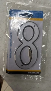4" Reflective Number 8 - Picture 1 of 2