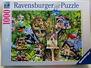 Ravensburger BIRD VILLAGE puzzle 1000 pezzi puzzle 27" x 20" completo #19-6913 - Foto 1 di 3