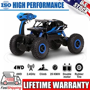 1:18 Scale Crawler Pickup RC Truck 2.4G 4WD Off Road Rock 25KM/H Crawler RC Car - Picture 1 of 10
