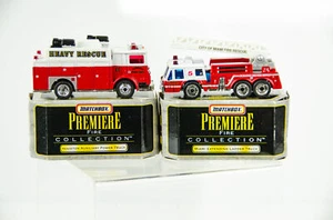 Matchbox Premiere Collection Lot Miami Extending Ladder Truck Fire Rescue - Picture 1 of 7