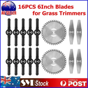Garden Grass Trimmer Plastic Blades Lawn Mower Brush Cutter Replace Accessories - Picture 1 of 11