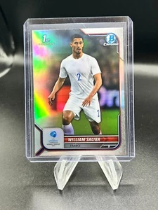 2023 Topps Under 21 Championship 1° Bowman Cromo William Saliba Rifrattore #55 - Foto 1 di 2