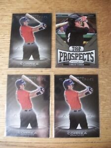 CARLOS CORREA rookie lot of 46 cards 2013 Bowman,Sterling,Chrome, RC parallels