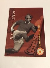Retro Futera Bobby Charlton Manchester United Legends Football Trading card #37