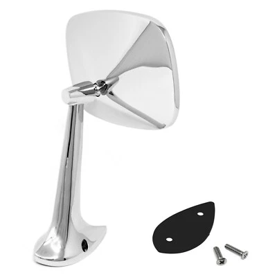 Conjunto de espejo retrovisor exterior Chevrolet Corvette 68-74 lado izquierdo del conductor Chevy Vette Foto 1 de 3