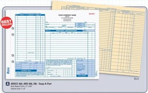 Auto Repair Form / Snap-A-Part Carbonless 3 Part / 8.5" x 11" / AROCC-664 - Picture 1 of 1