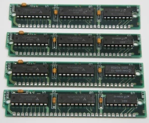 4pcs 64KB 30-pin SIMM Parity Mitsubishi Memory (4 pieces). Tested and working - Picture 1 of 3