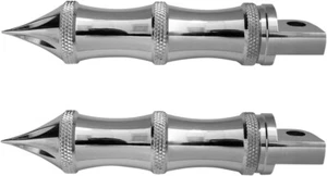 Accutronix Chrome Tribal Footpegs - Male Mount 5" RP111-LC - Picture 1 of 1